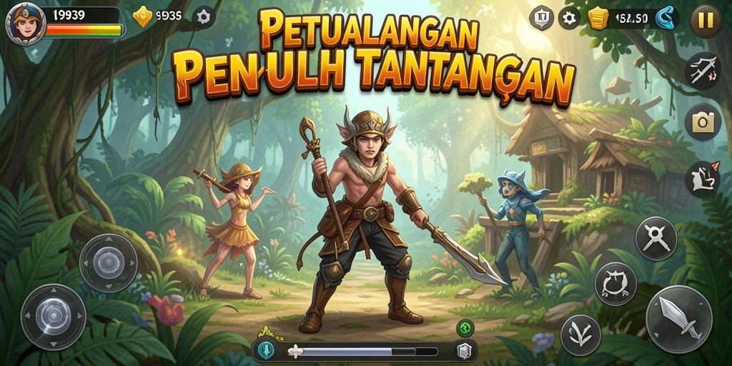 Tampilan Gameplay 9939 yang Menampilkan Aksi Petualangan Seru.