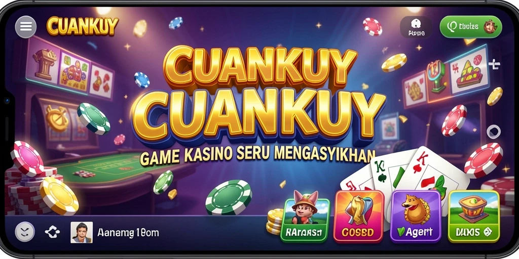 Tangkapan layar CUANKUY menampilkan gameplay kasino yang mendebarkan.