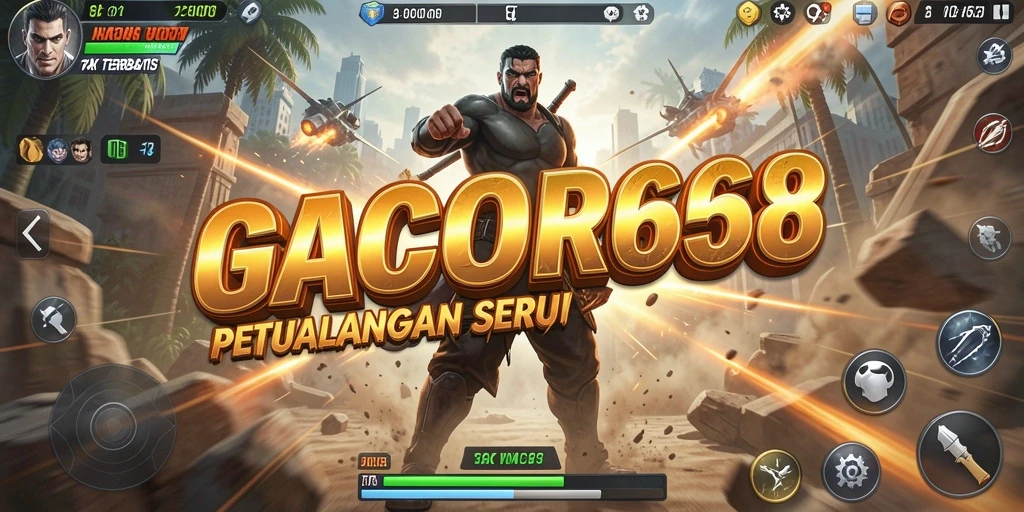 Gameplay menegangkan dalam GACOR668 yang penuh aksi dan tantangan.