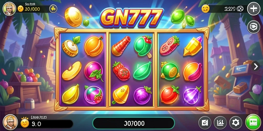 Gambaran gameplay seru dalam permainan Slot GN777.