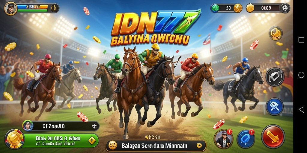 Gambar gameplay balapan menegangkan di IDN777 dengan grafik yang memukau.