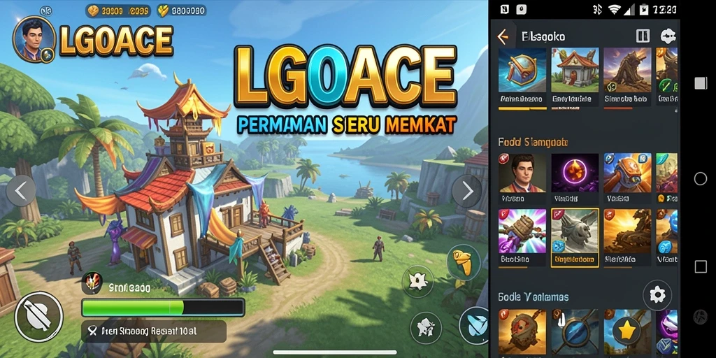 Gameplay simulasi yang menarik dalam LGOACE.