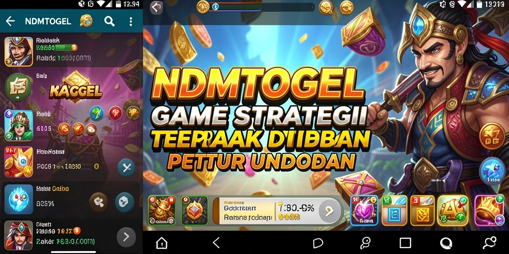 Tampilan gameplay menarik dari NDMTOGEL dengan strategi mendalam.