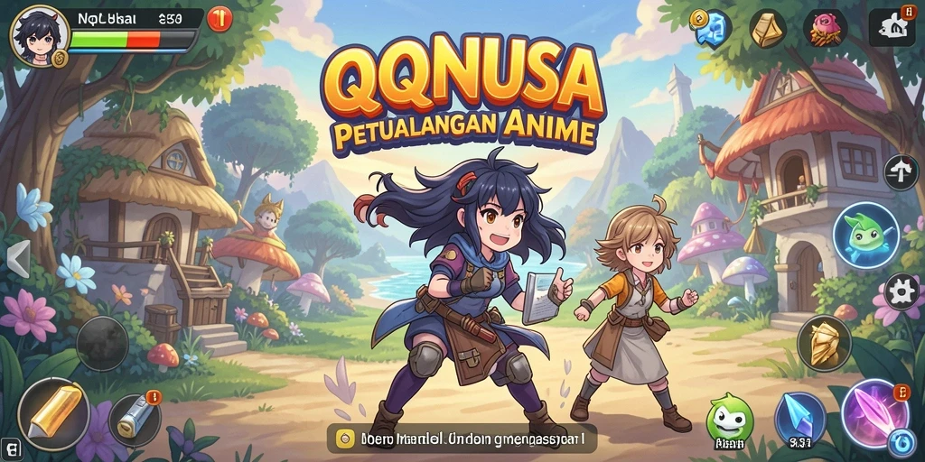 Tampilan gameplay QQNUSA yang menarik dan penuh aksi.