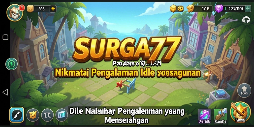 Screenshot utama SURGA77 yang menampilkan gameplay Idle yang mengasyikkan.