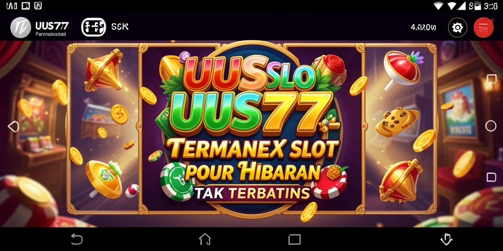Tampilan gameplay UUS777 dengan tema slot yang memukau.