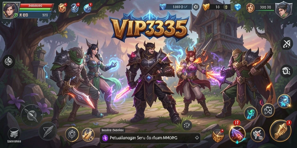 Tampilan gameplay VIP333 yang menegangkan dan mendebarkan di dunia MMORPG.
