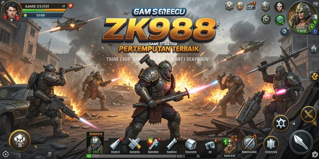 Tampilan menarik dari gameplay ZK988 yang penuh strategi.